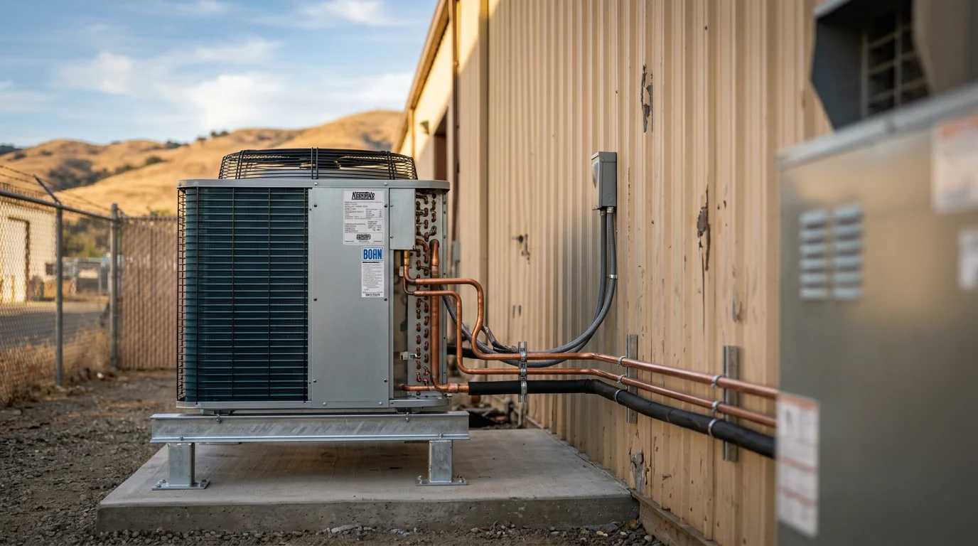 Commercial refrigeration unit in Concord